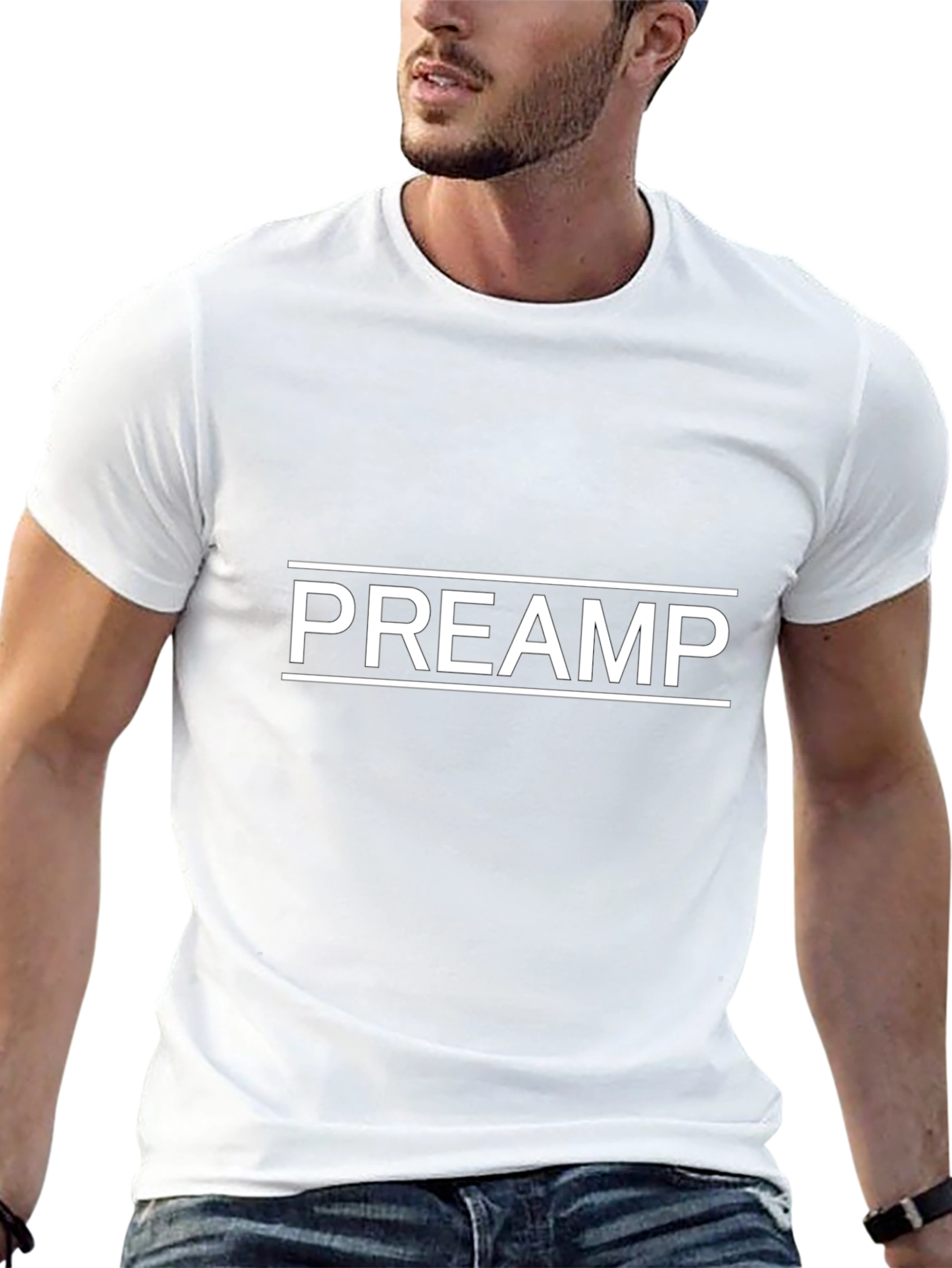 PREAMP Graphic T-Shirt - Classic Black Tee