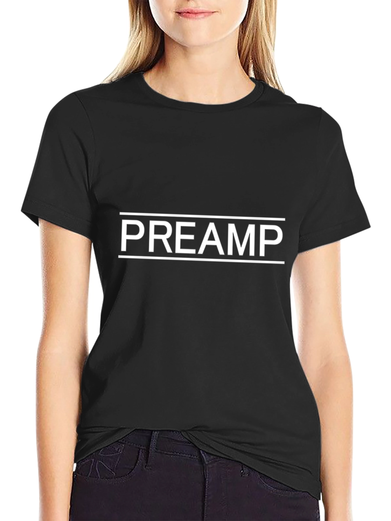 PREAMP Graphic T-Shirt - Classic Black Tee