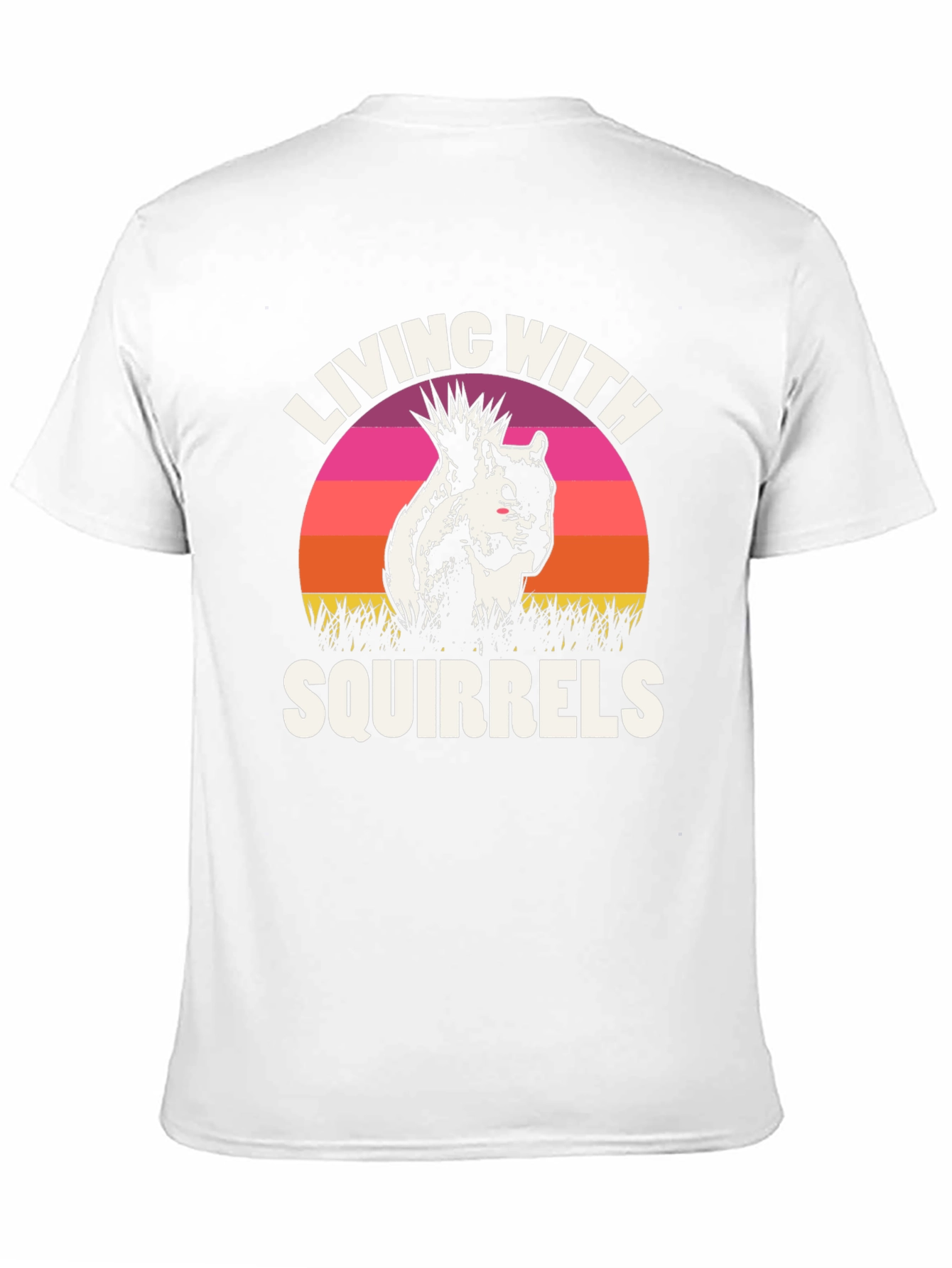 Living With Squirrels Graphic Tee - Unisex Black T-Shirt