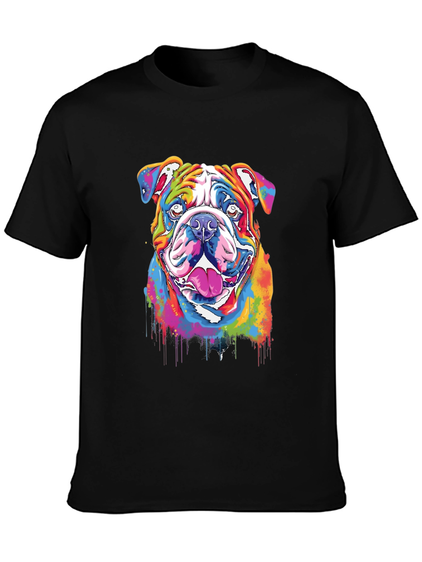 Rainbow Bulldog Graphic Tee