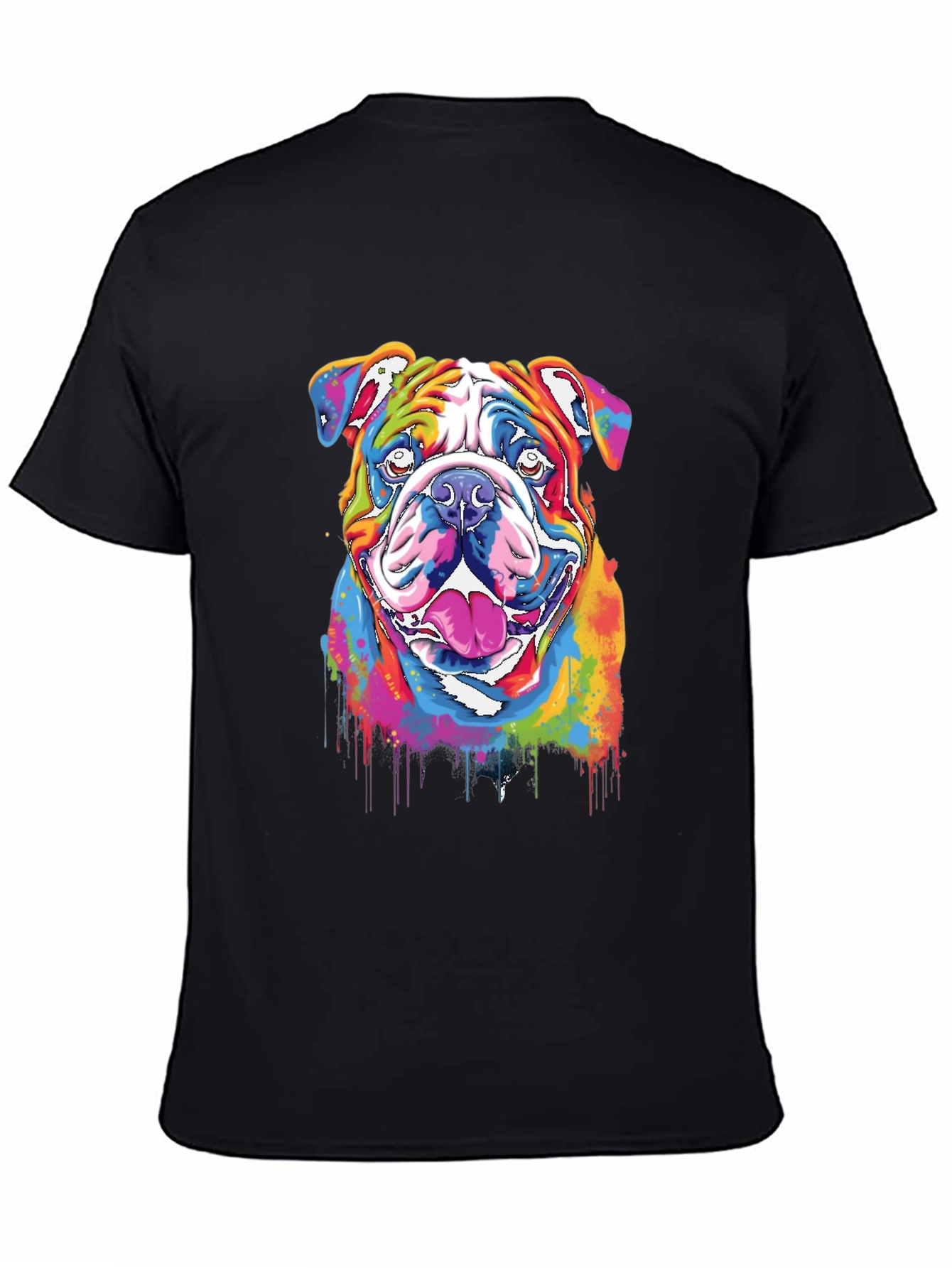 Rainbow Bulldog Graphic Tee
