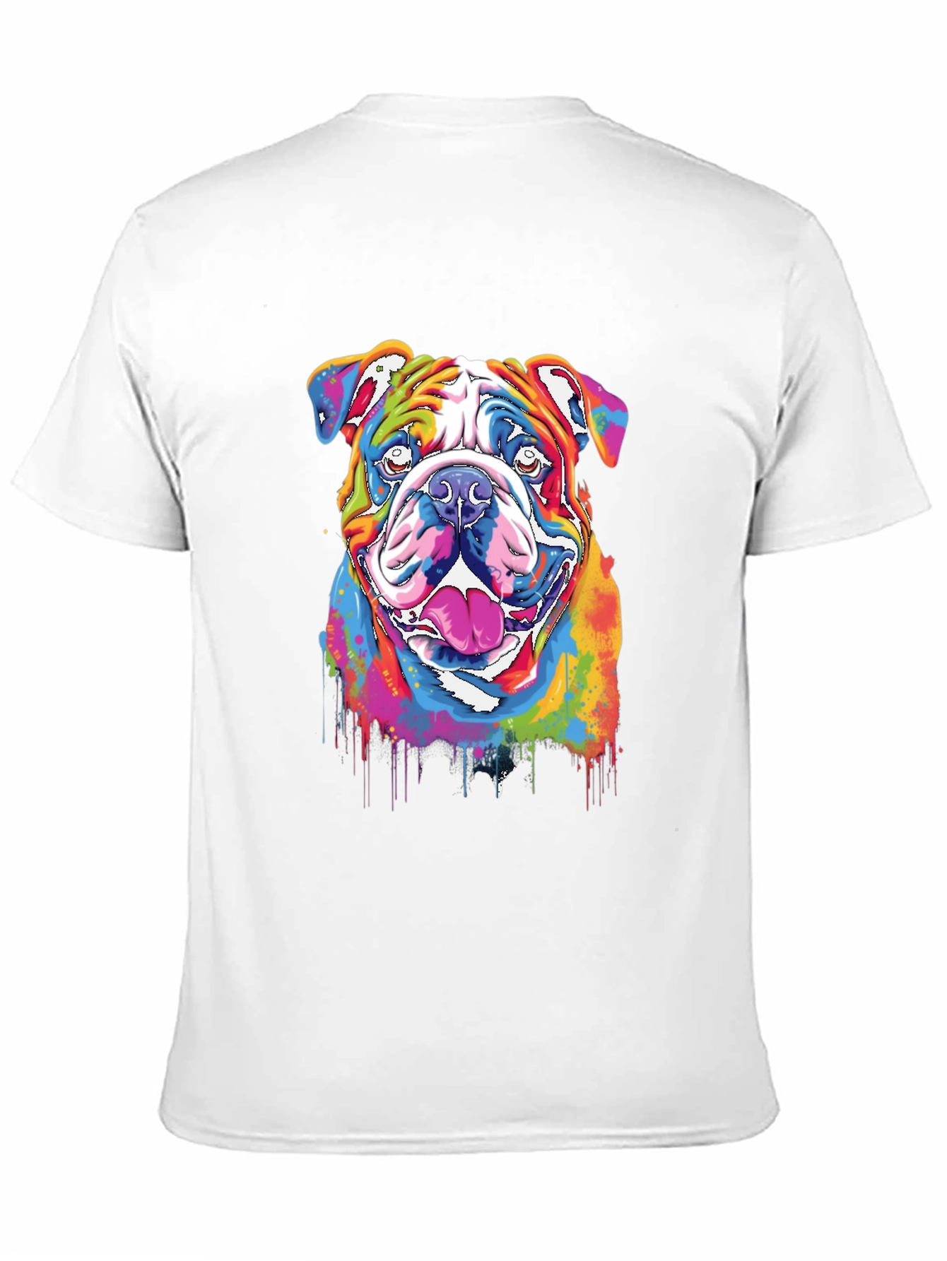 Rainbow Bulldog Graphic Tee