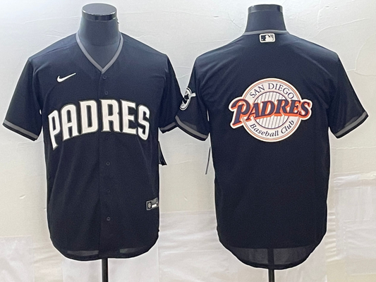 Men's San Diego Padres Black Official Replica Player Jerseys