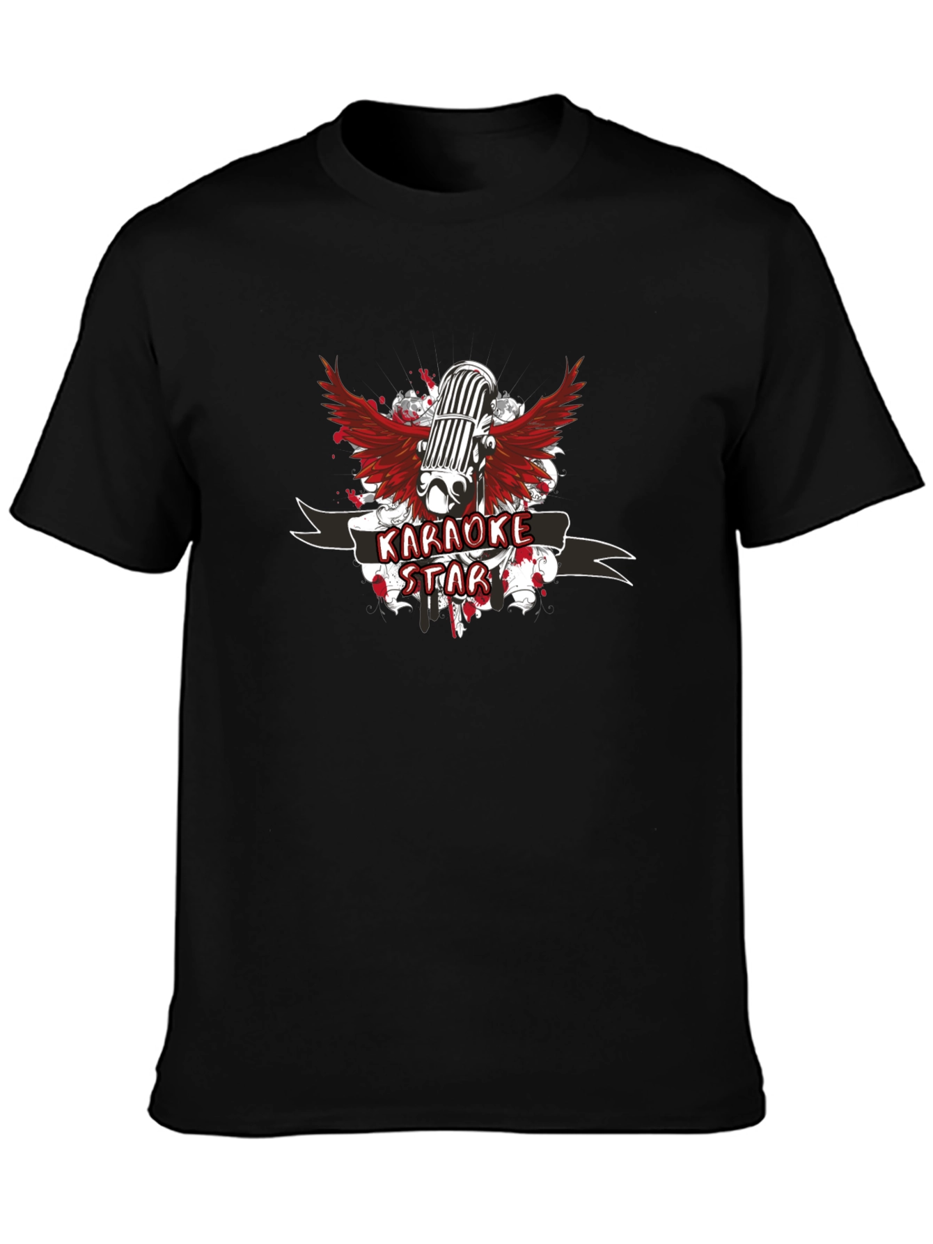 Karaoke Star T-Shirt - Mens Graphic Tee