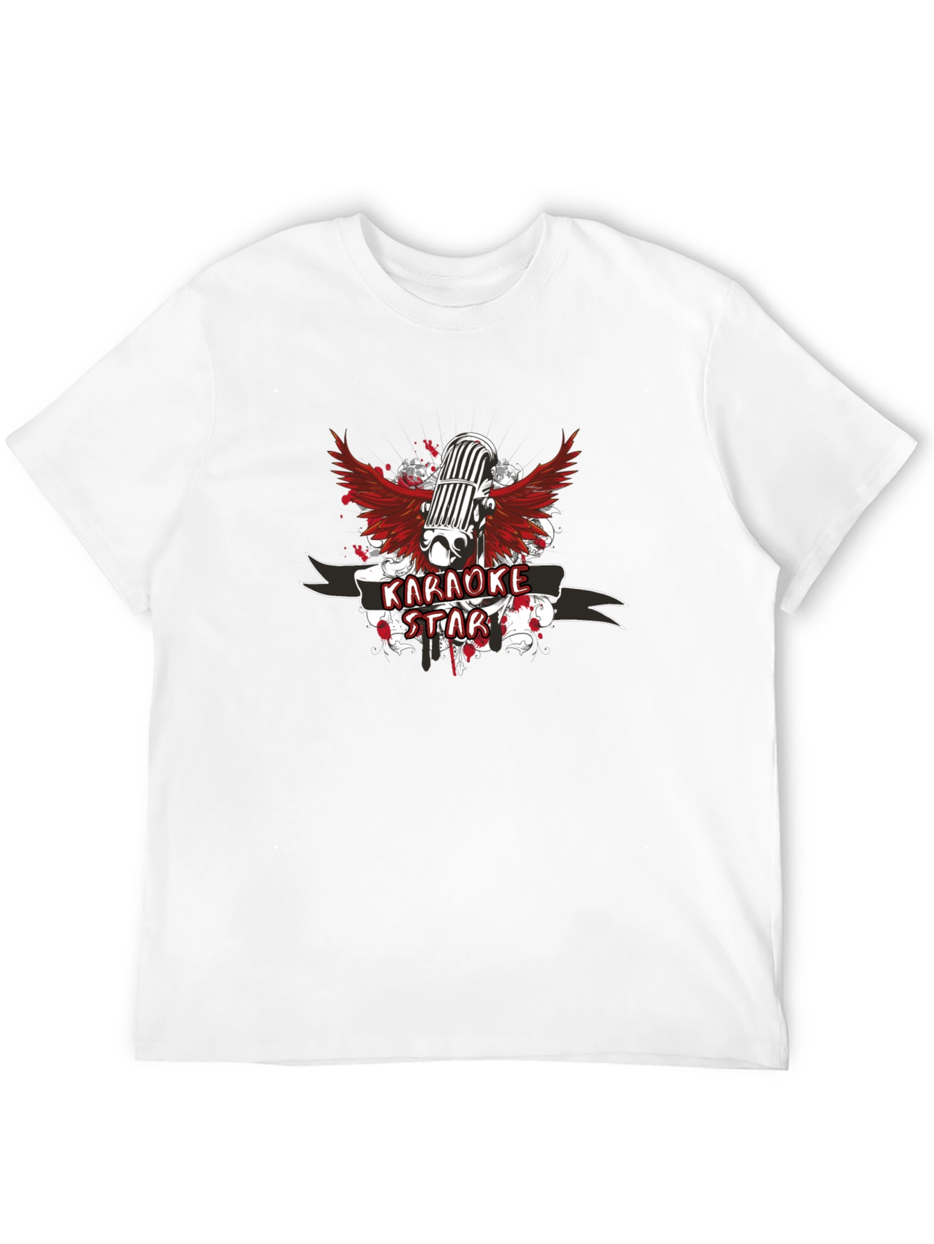 Karaoke Star T-Shirt - Mens Graphic Tee