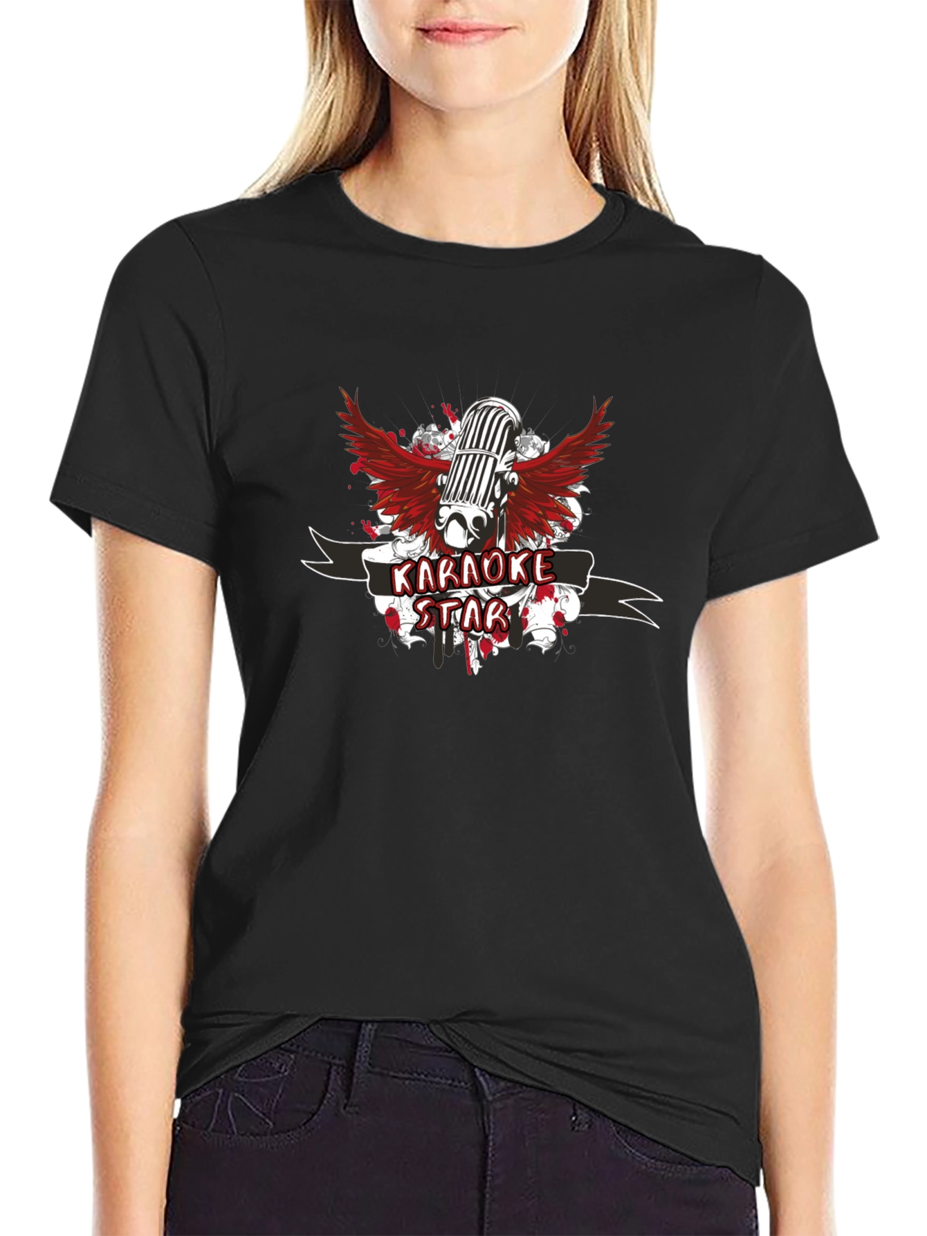 Karaoke Star T-Shirt - Mens Graphic Tee
