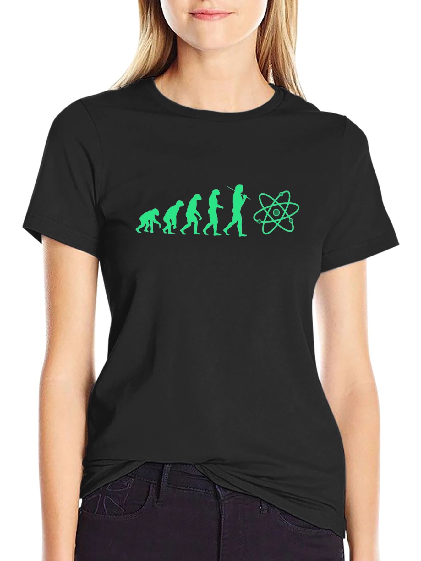 Evolution of Science Black T-Shirt