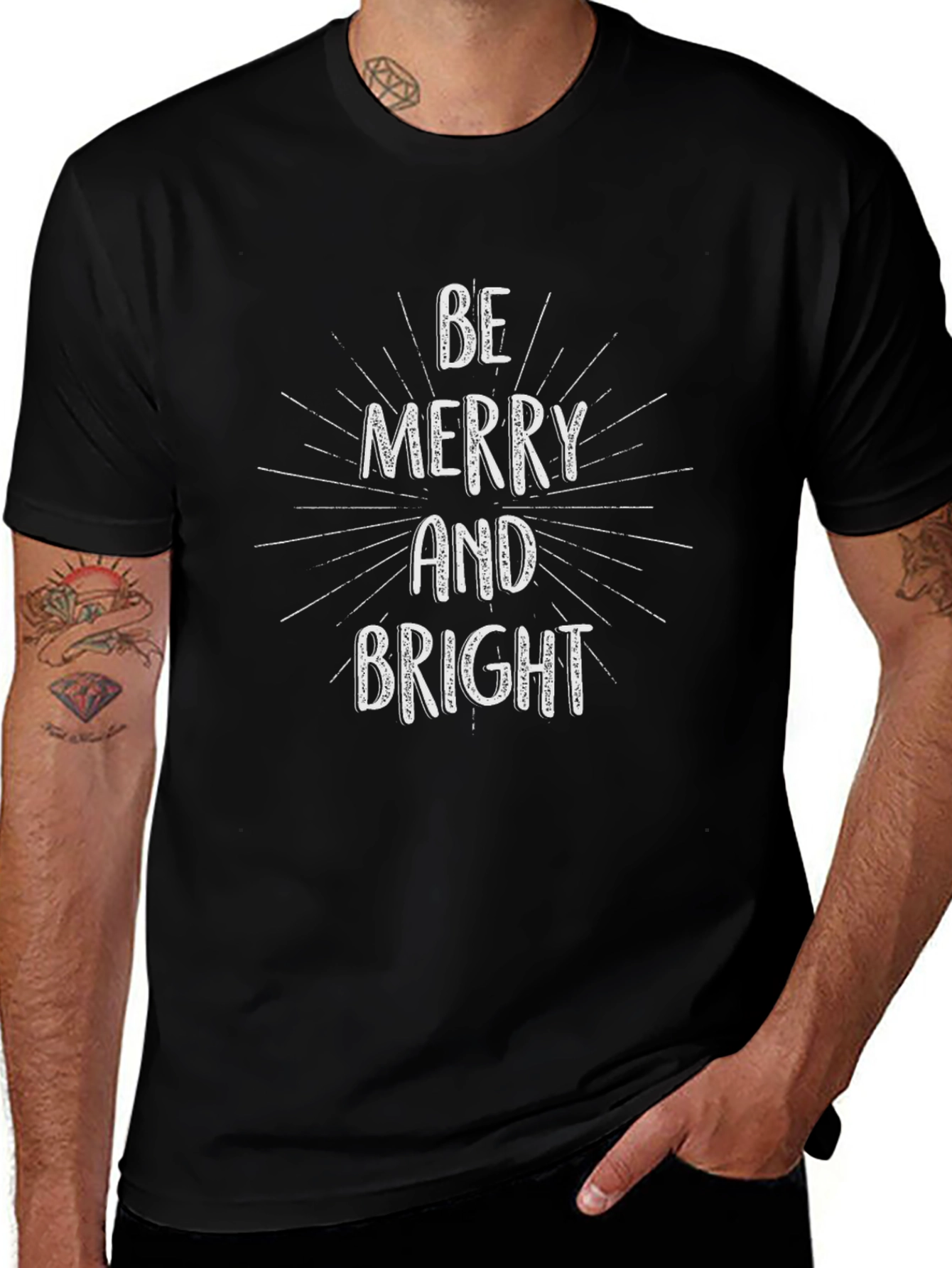 Be Merry and Bright Graphic T-Shirt
