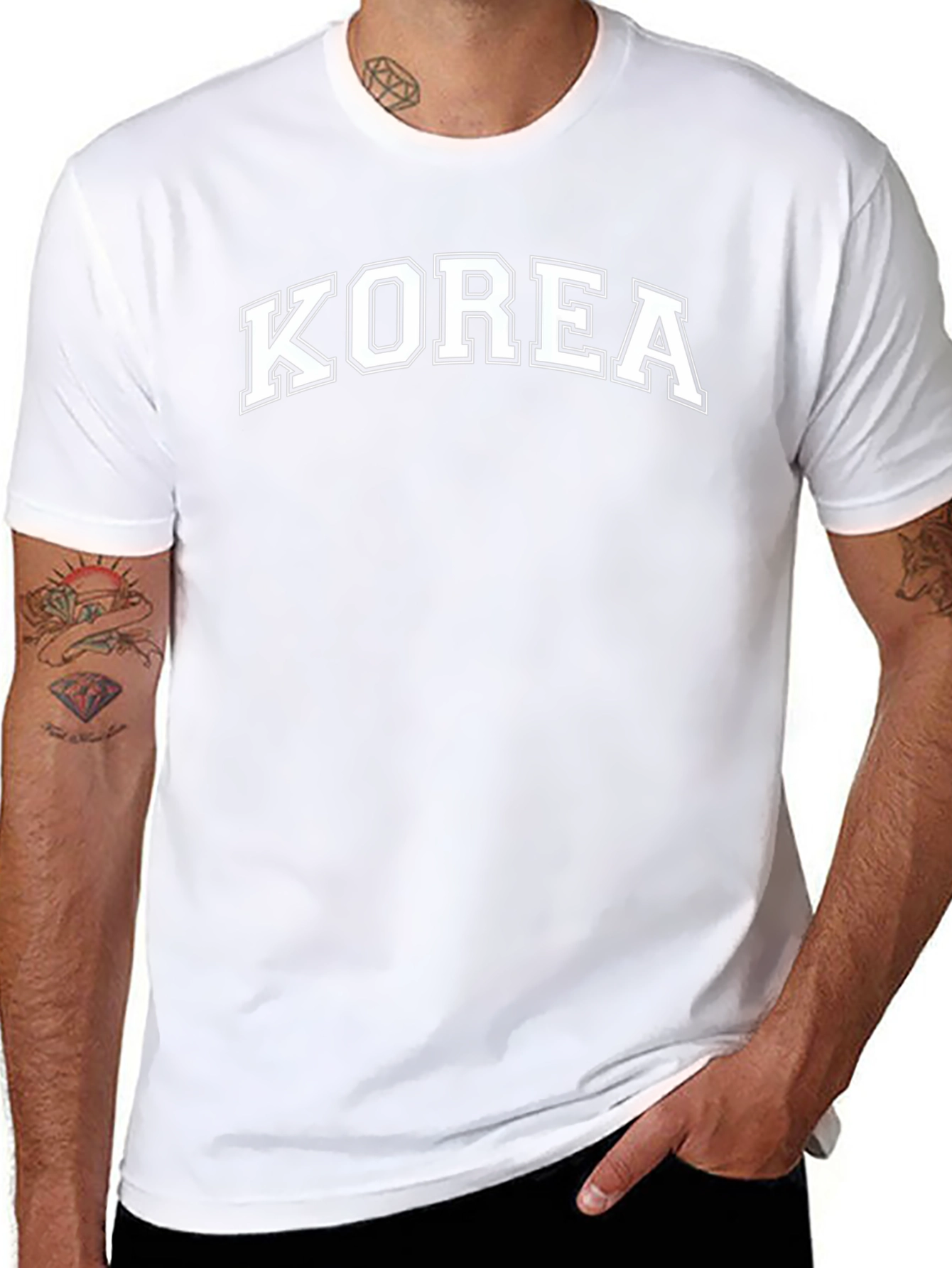 Korea Graphic Tee - Classic Black T-Shirt