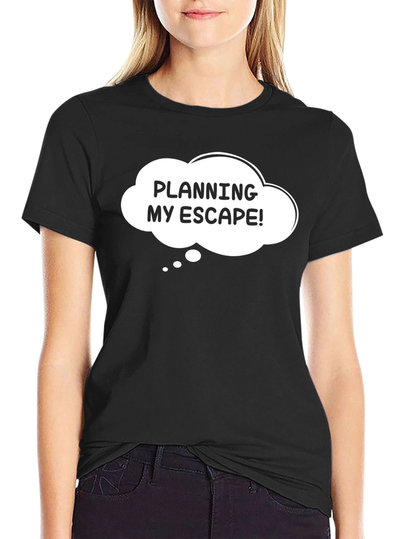 Planning My Escape T-Shirt - Humorous Graphic Tee