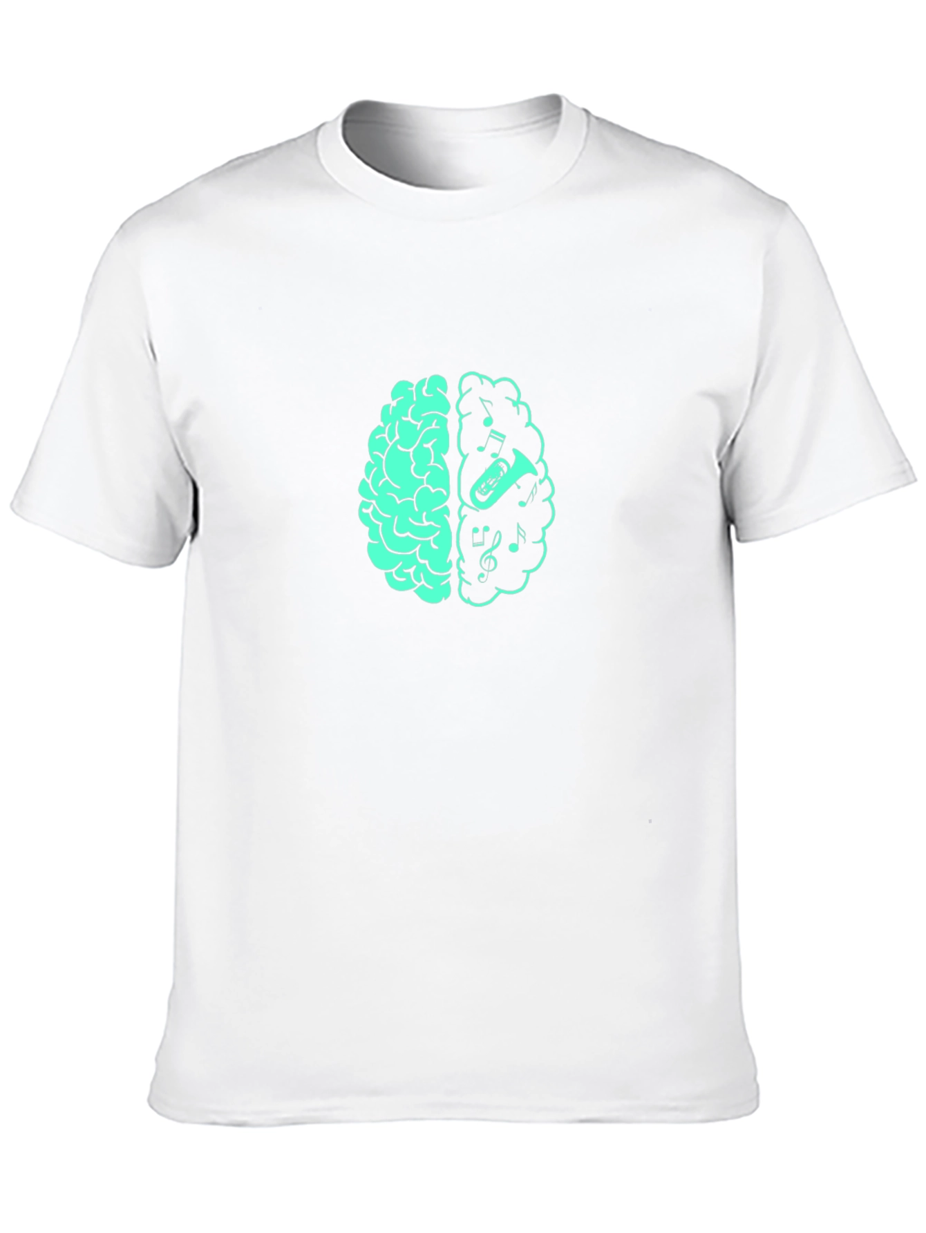 Brain Music T-Shirt - Left & Right Brain Fun!
