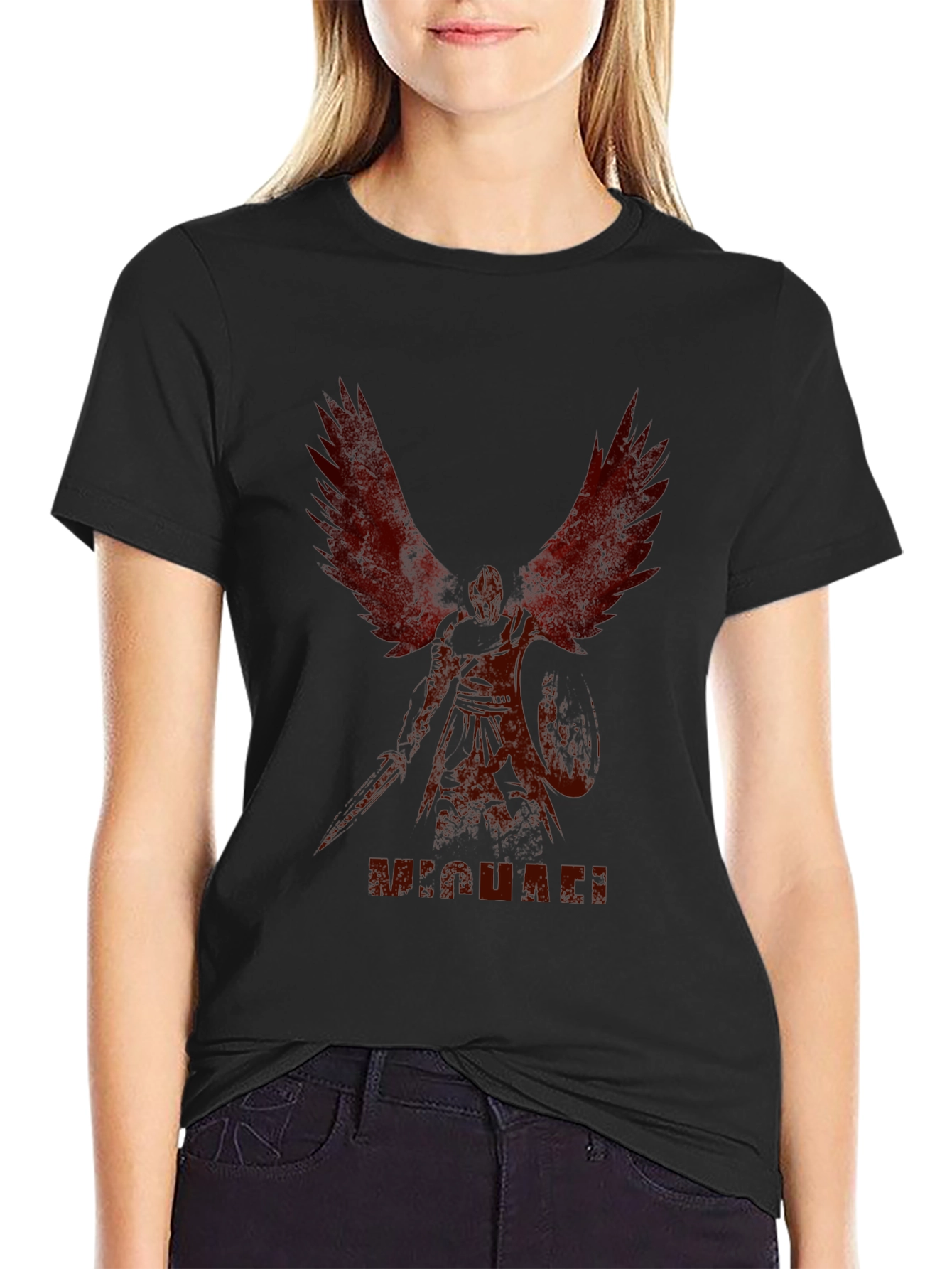 Michael Wings Graphic T-Shirt - Stylish Crew Neck Tee