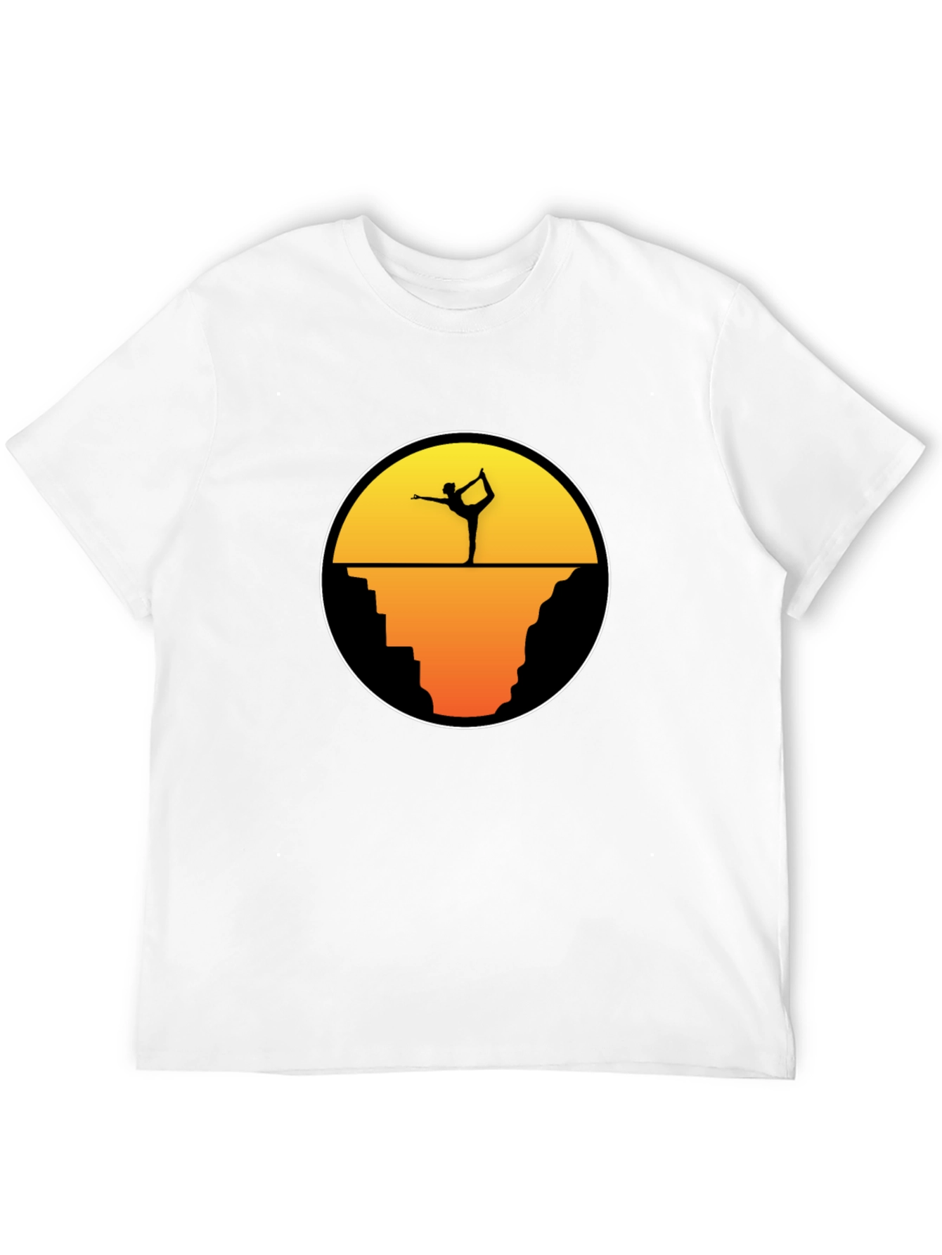 Yoga Silhouette T-Shirt - Nature Meditation Tee