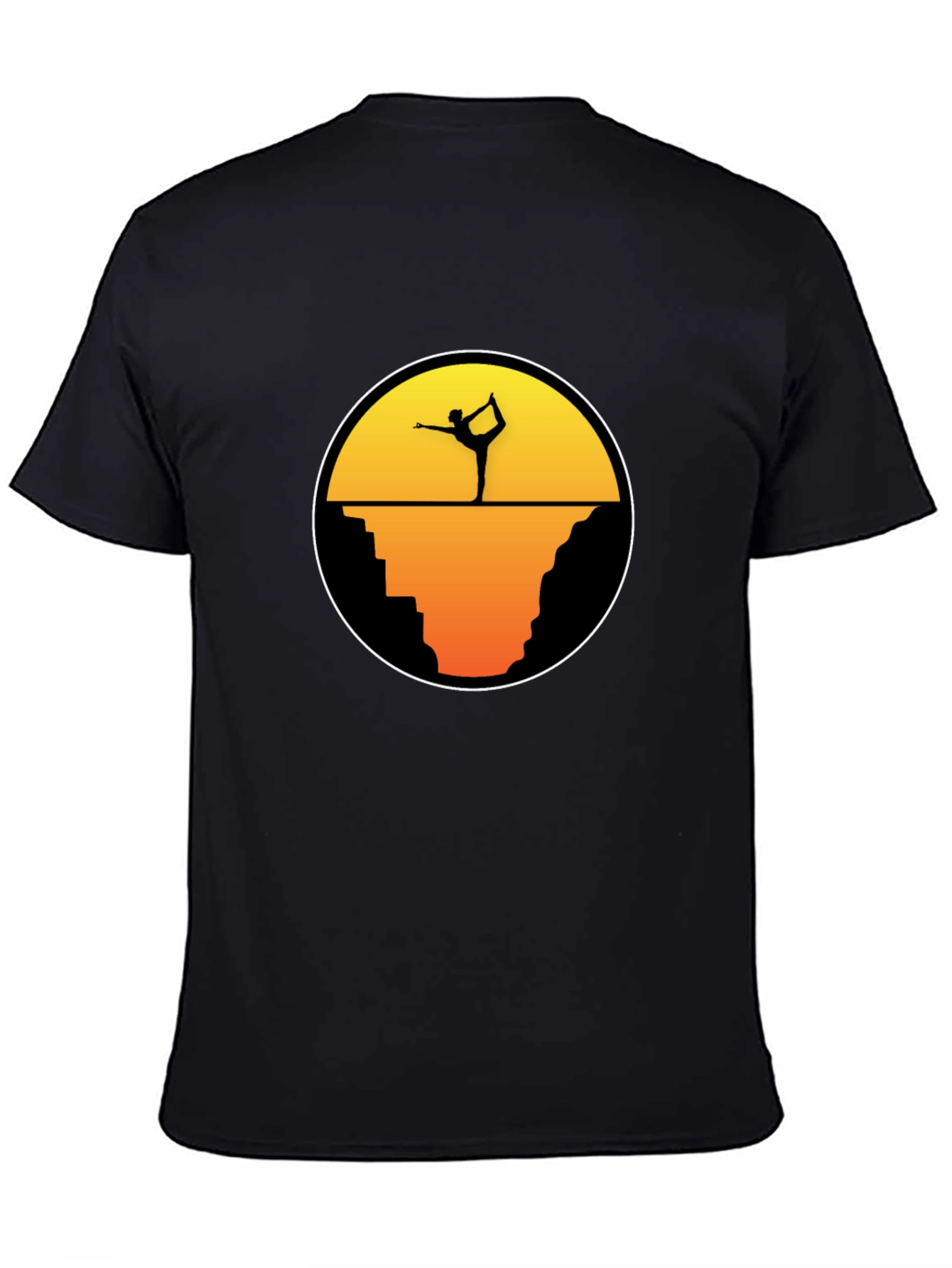 Yoga Silhouette T-Shirt - Nature Meditation Tee