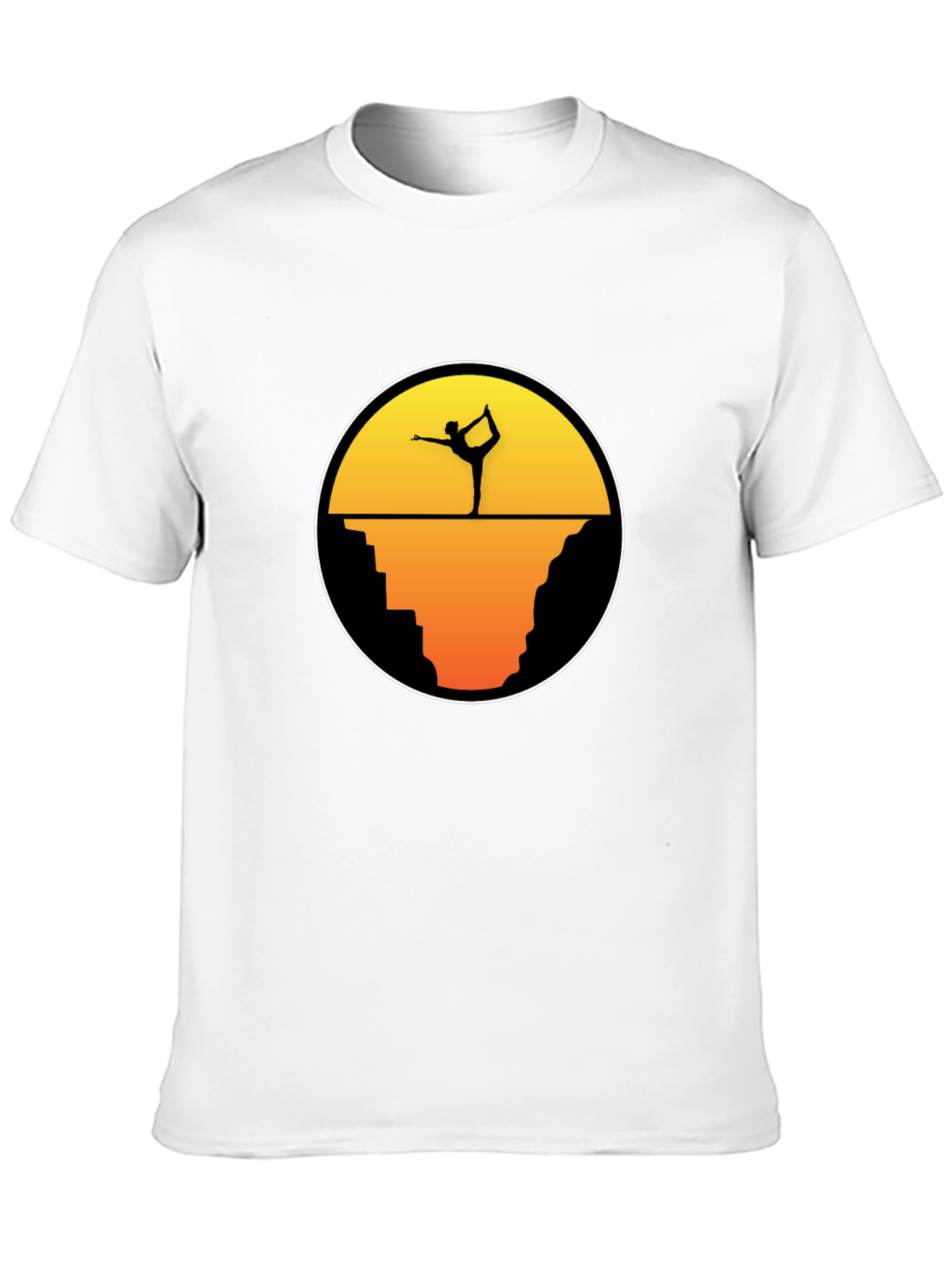 Yoga Silhouette T-Shirt - Nature Meditation Tee