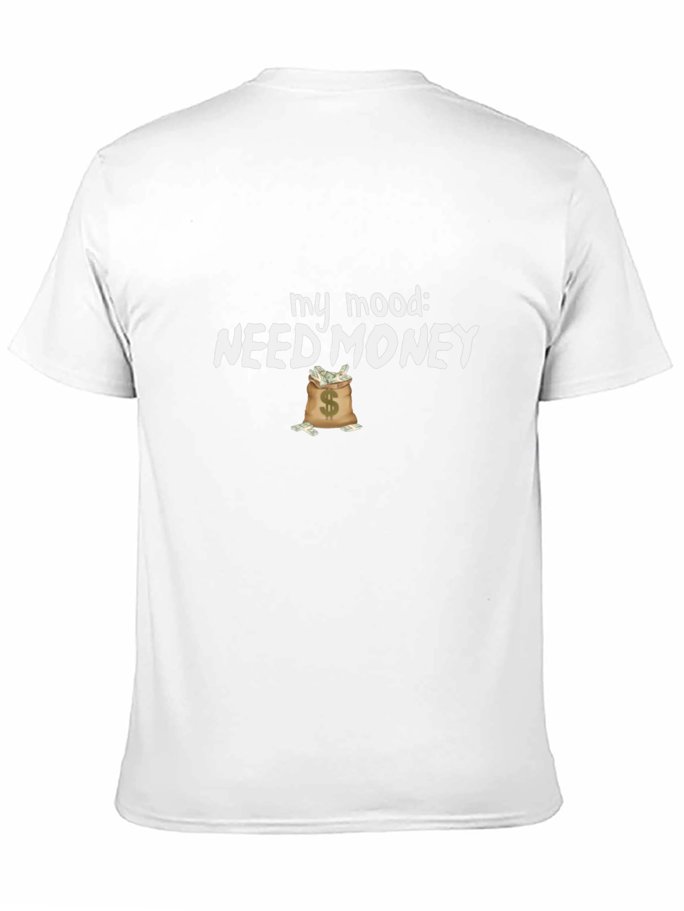 Need Money Graphic T-Shirt - Black Cotton Tee