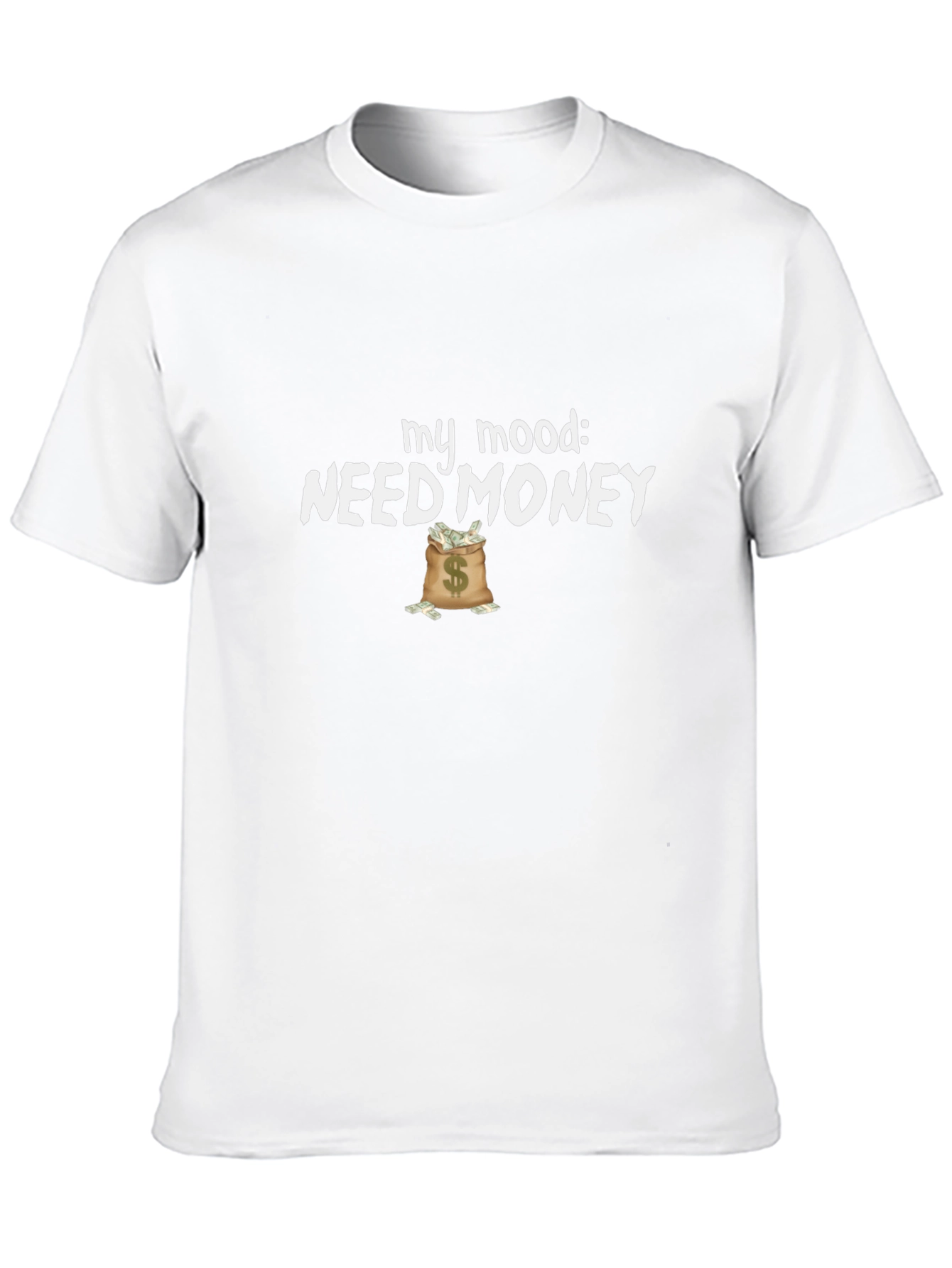 Need Money Graphic T-Shirt - Black Cotton Tee