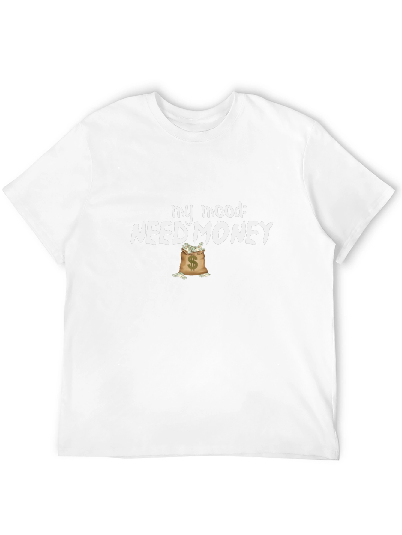 Need Money Graphic T-Shirt - Black Cotton Tee