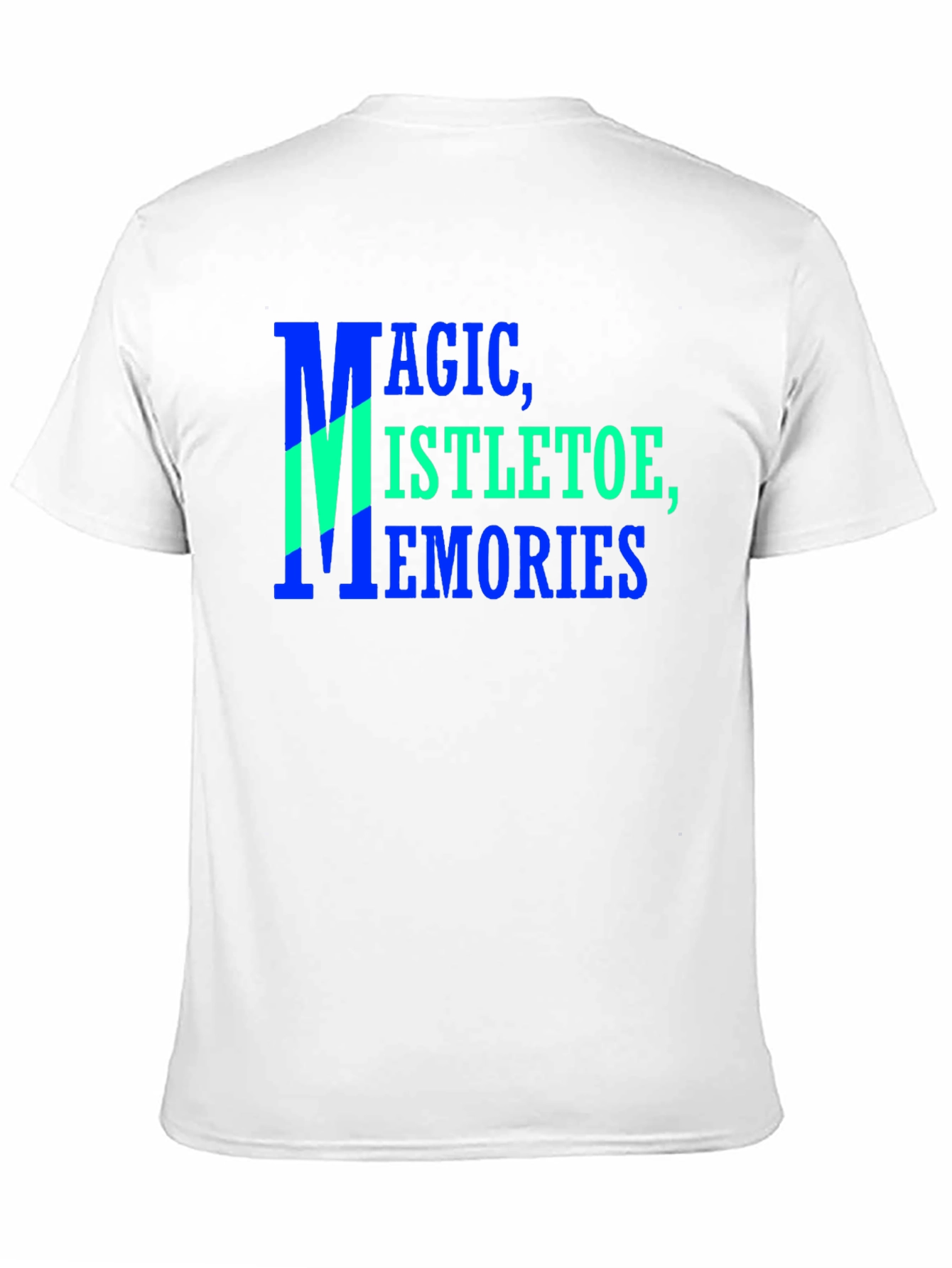 Magic Mistletoe Memories Black Graphic T-Shirt