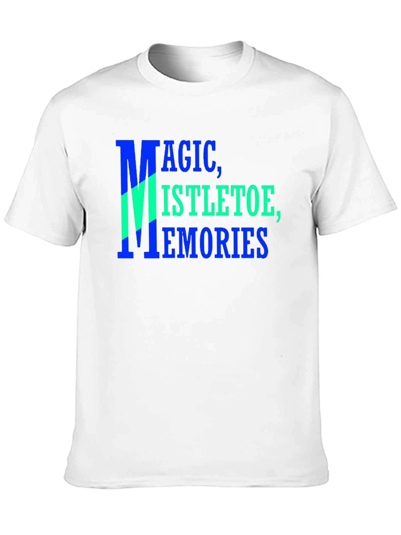 Magic Mistletoe Memories Black Graphic T-Shirt