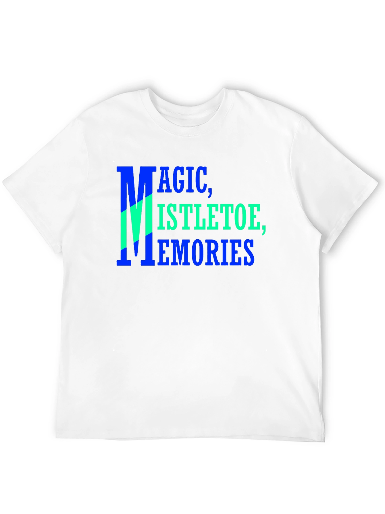 Magic Mistletoe Memories Black Graphic T-Shirt
