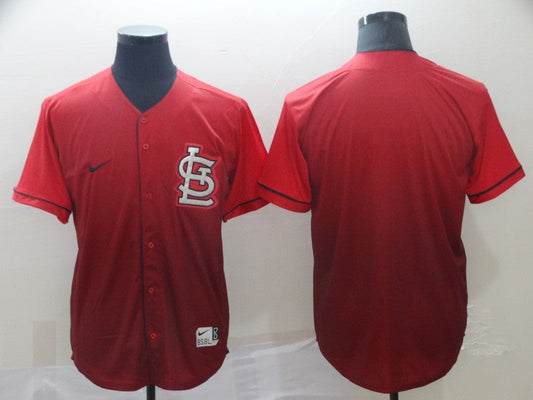 Men's St. Louis Cardinals Red Replica Blank Jerseys