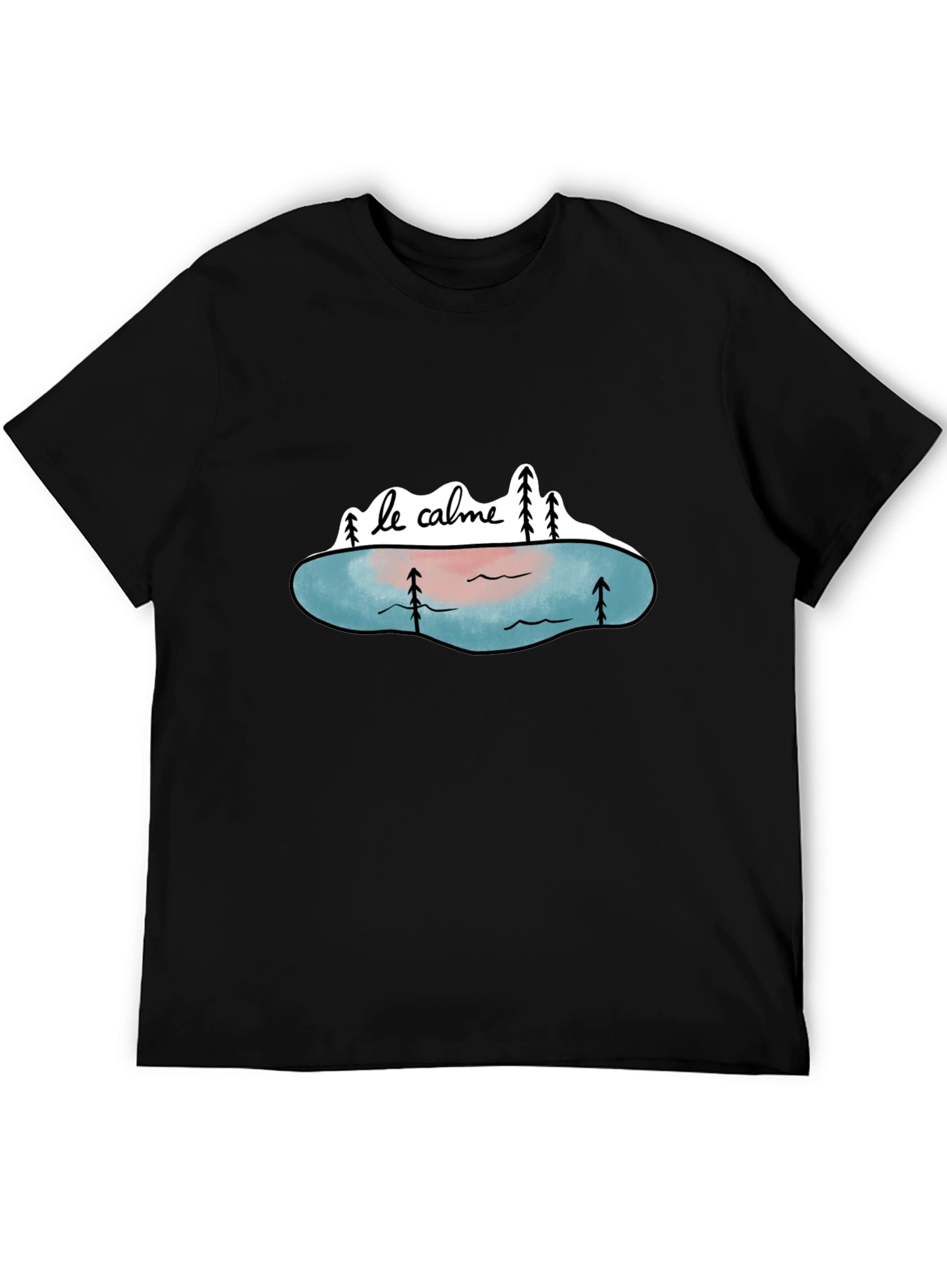 Le Calme Graphic Tee - Relaxed Style