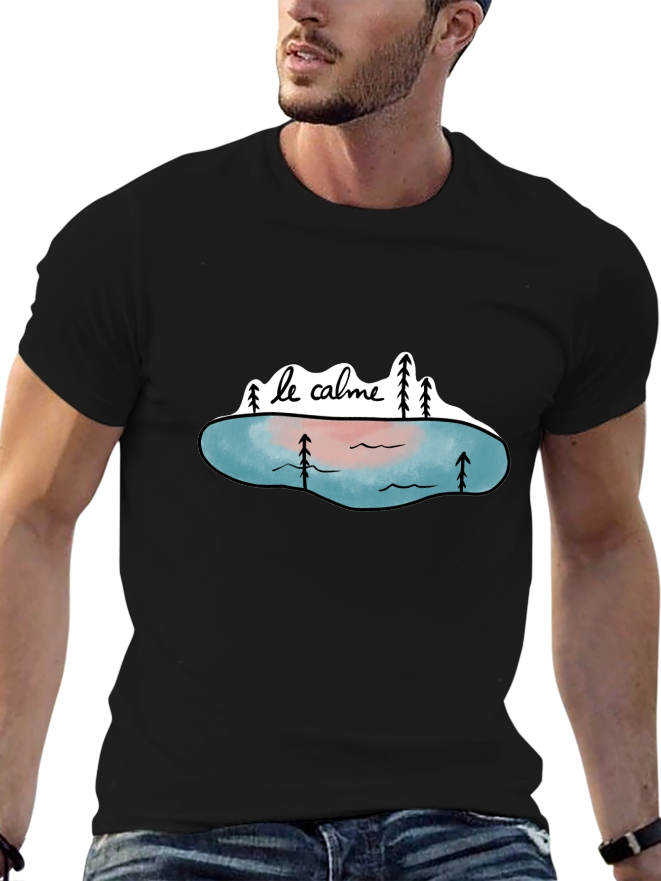 Le Calme Graphic Tee - Relaxed Style