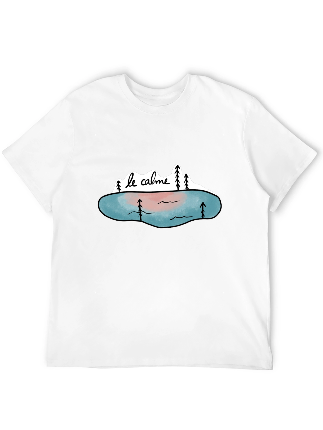 Le Calme Graphic Tee - Relaxed Style