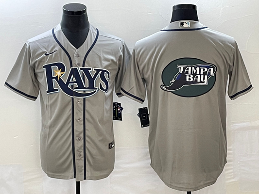 Men's Tampa Bay Rays Gray Replica Team Jerseys