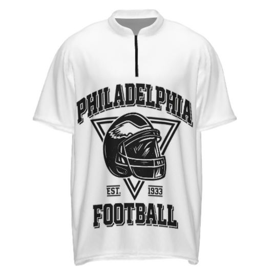 Philadelphia Football Vintage Helmet Tee – Retro Sports Fan Graphic Shirt(z395)
