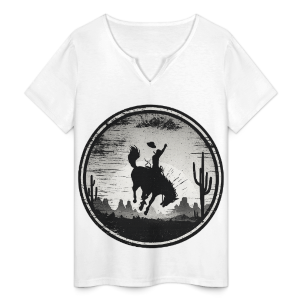 Vintage Cowboy Rodeo Desert Graphic Tee – Western Bronco Rider Unisex T-Shirt(z389)