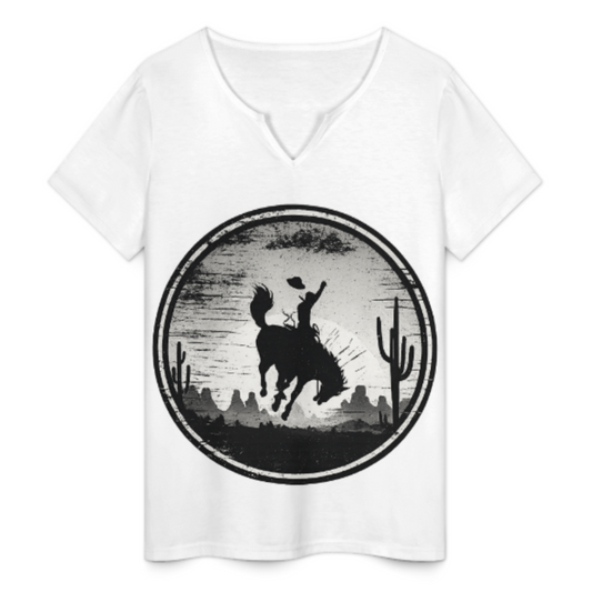 Vintage Cowboy Rodeo Desert Graphic Tee – Western Bronco Rider Unisex T-Shirt(z389)