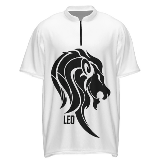 Leo Zodiac Lion Graphic T-Shirt – Bold Minimalist Astrology Streetwear Tee(z393)