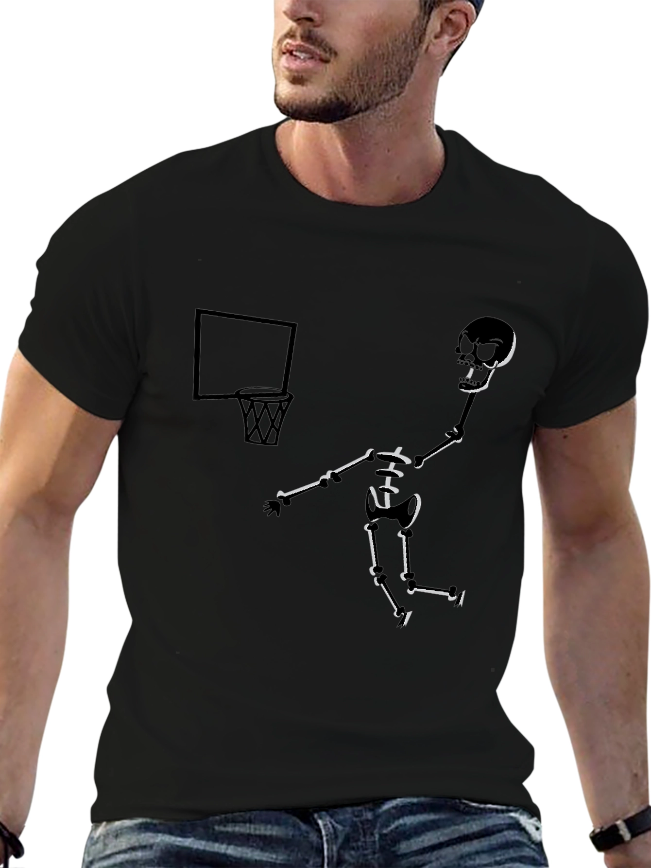 Skeleton Dunk Black T-Shirt