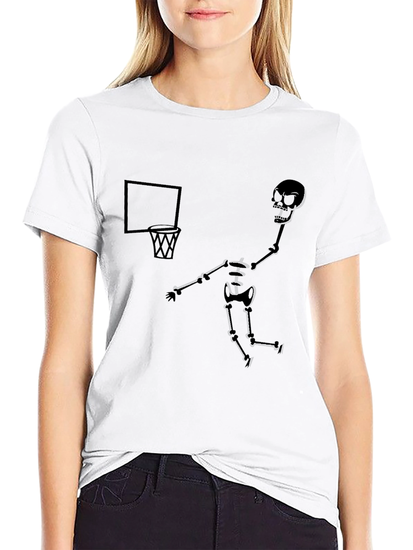 Skeleton Dunk Black T-Shirt