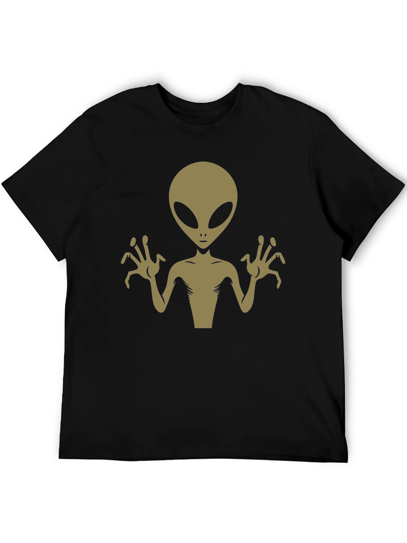 Alien Graphic Black T-Shirt