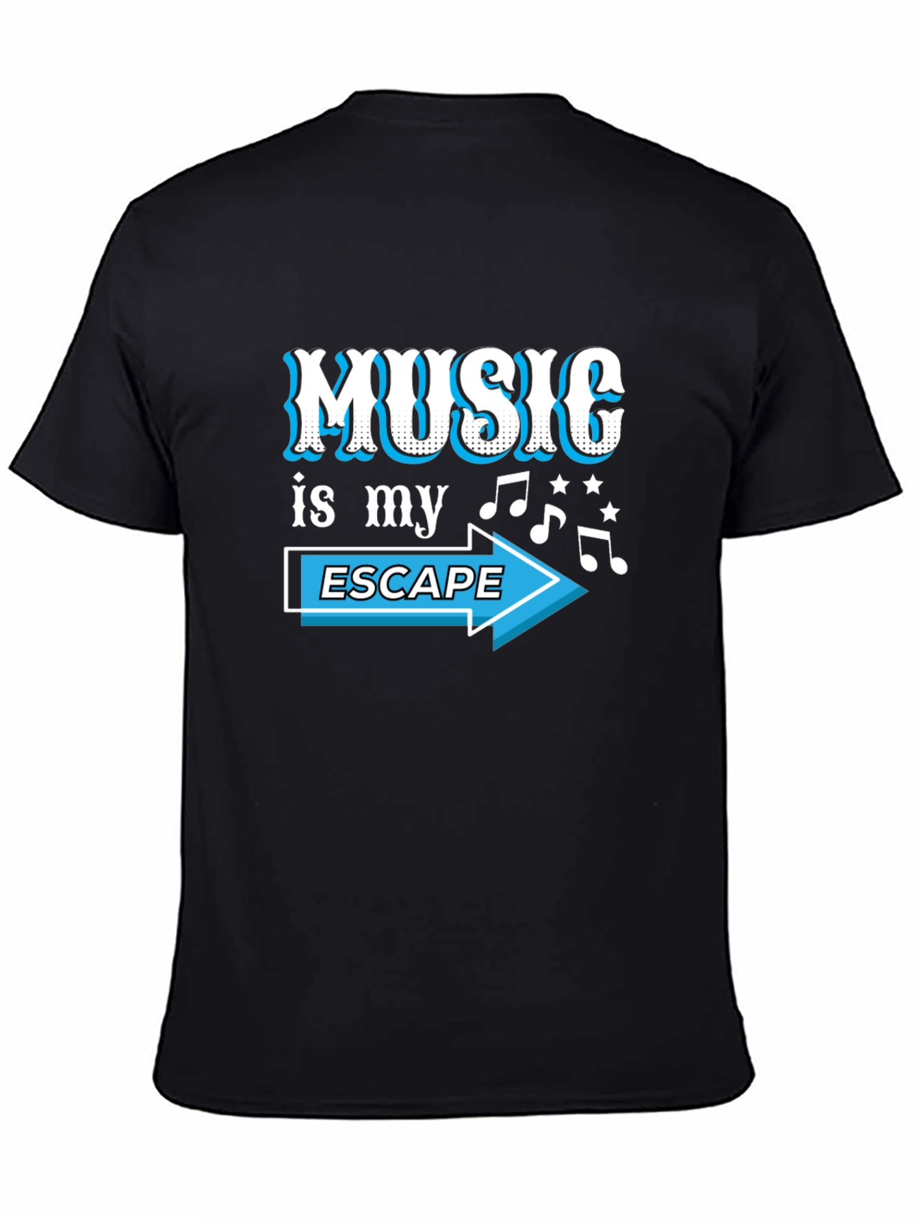 Music is My Escape Graphic T-Shirt