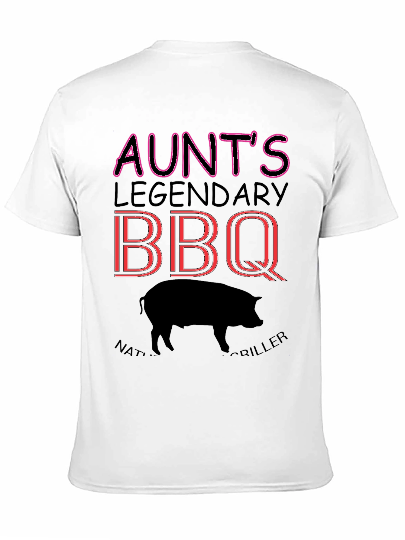 Aunts Legendary BBQ Griller Graphic T-Shirt