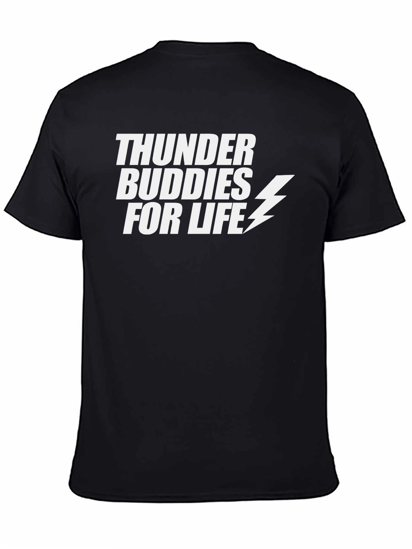 Thunder Buddies For Life Graphic Tee - Black