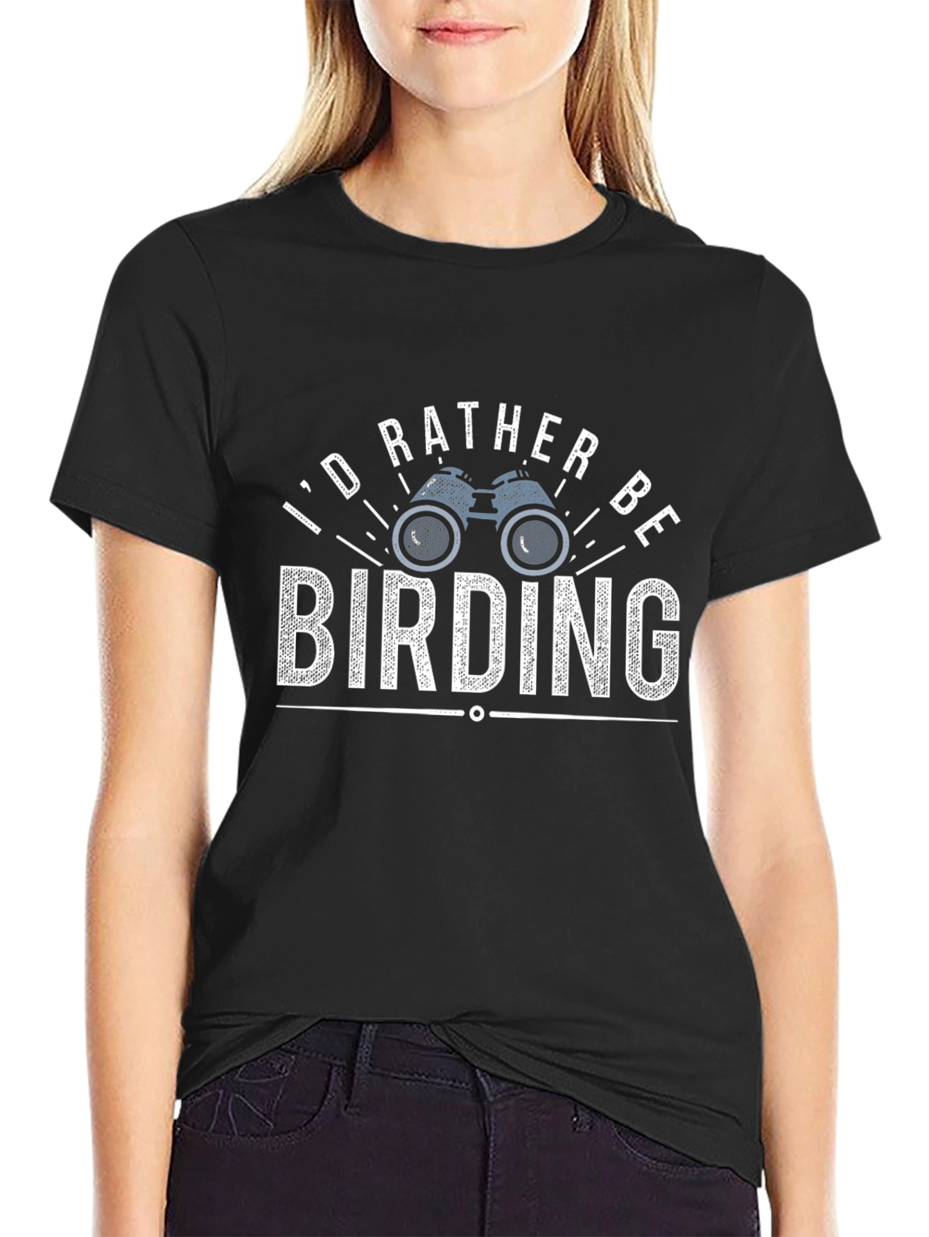 Birding Enthusiast T-Shirt: Id Rather Be Birding