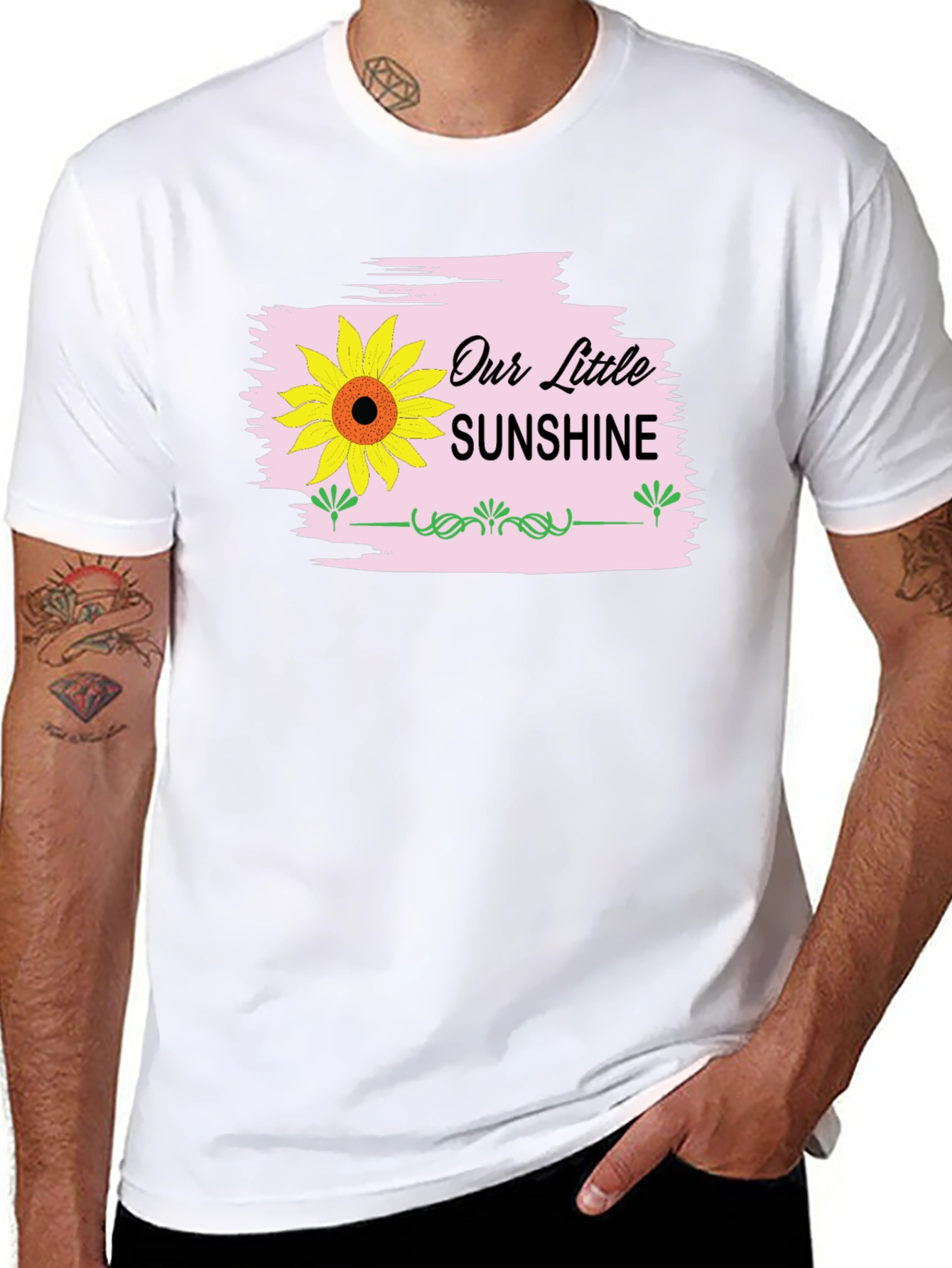 Our Little Sunshine Graphic Tee - Black