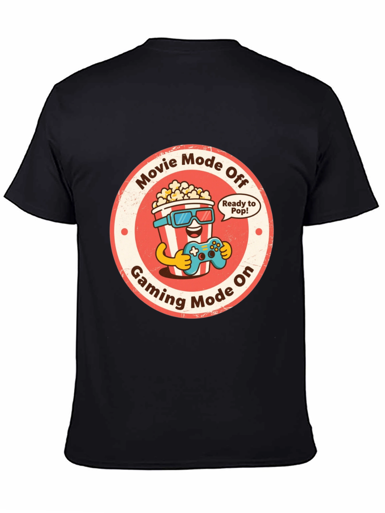 Gaming Mode On T-Shirt - Movie Mode Off