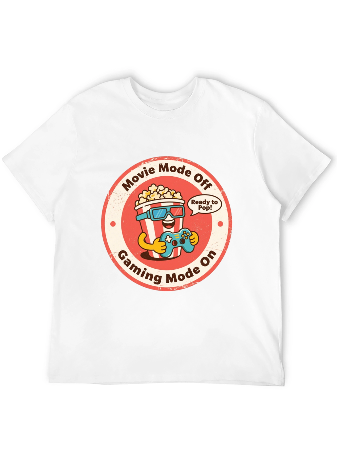 Gaming Mode On T-Shirt - Movie Mode Off