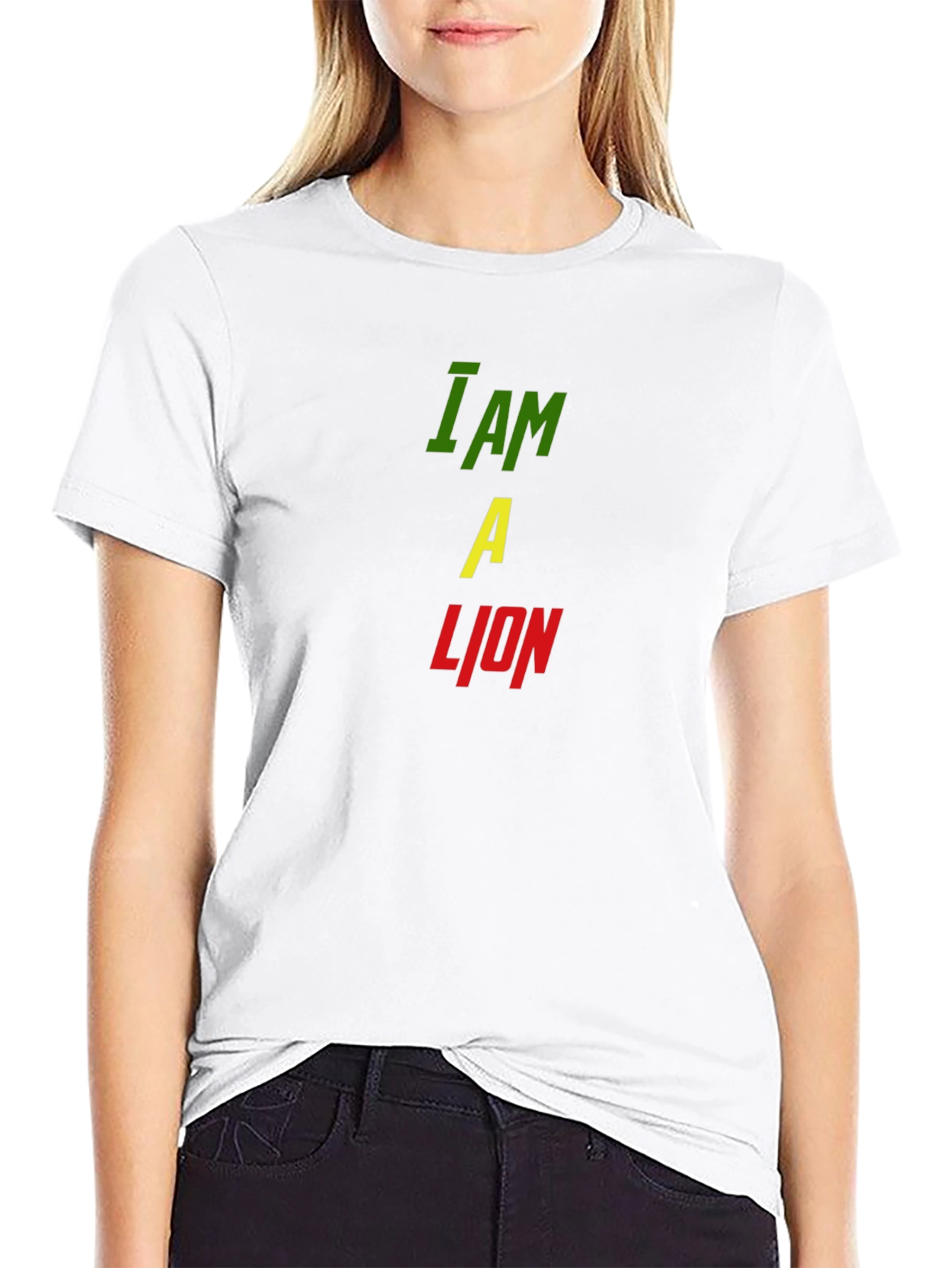 I Am A Lion Graphic Print Mens T-Shirt