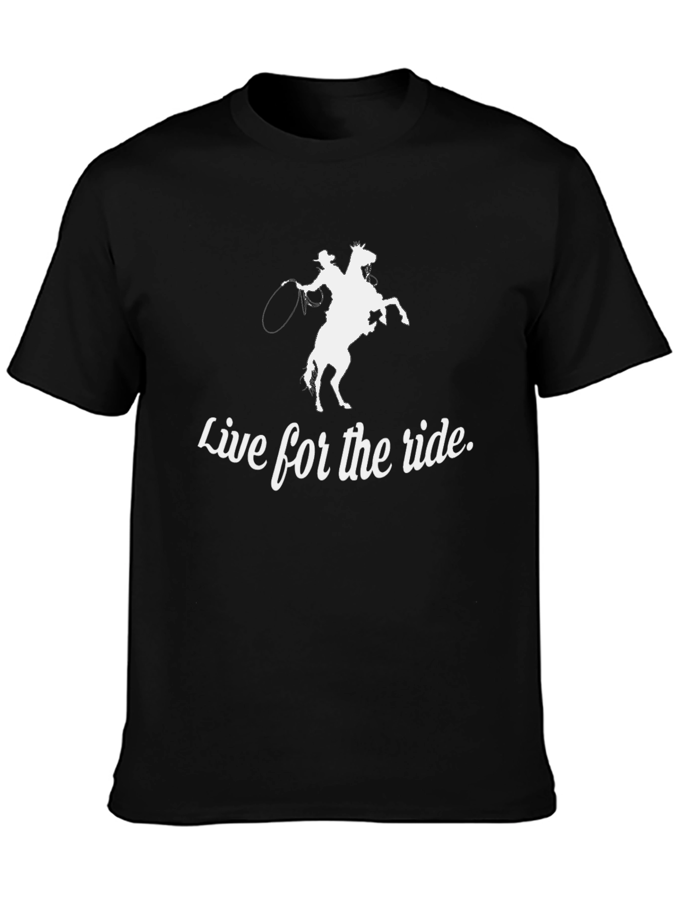 Live for the Ride Black Graphic Tee