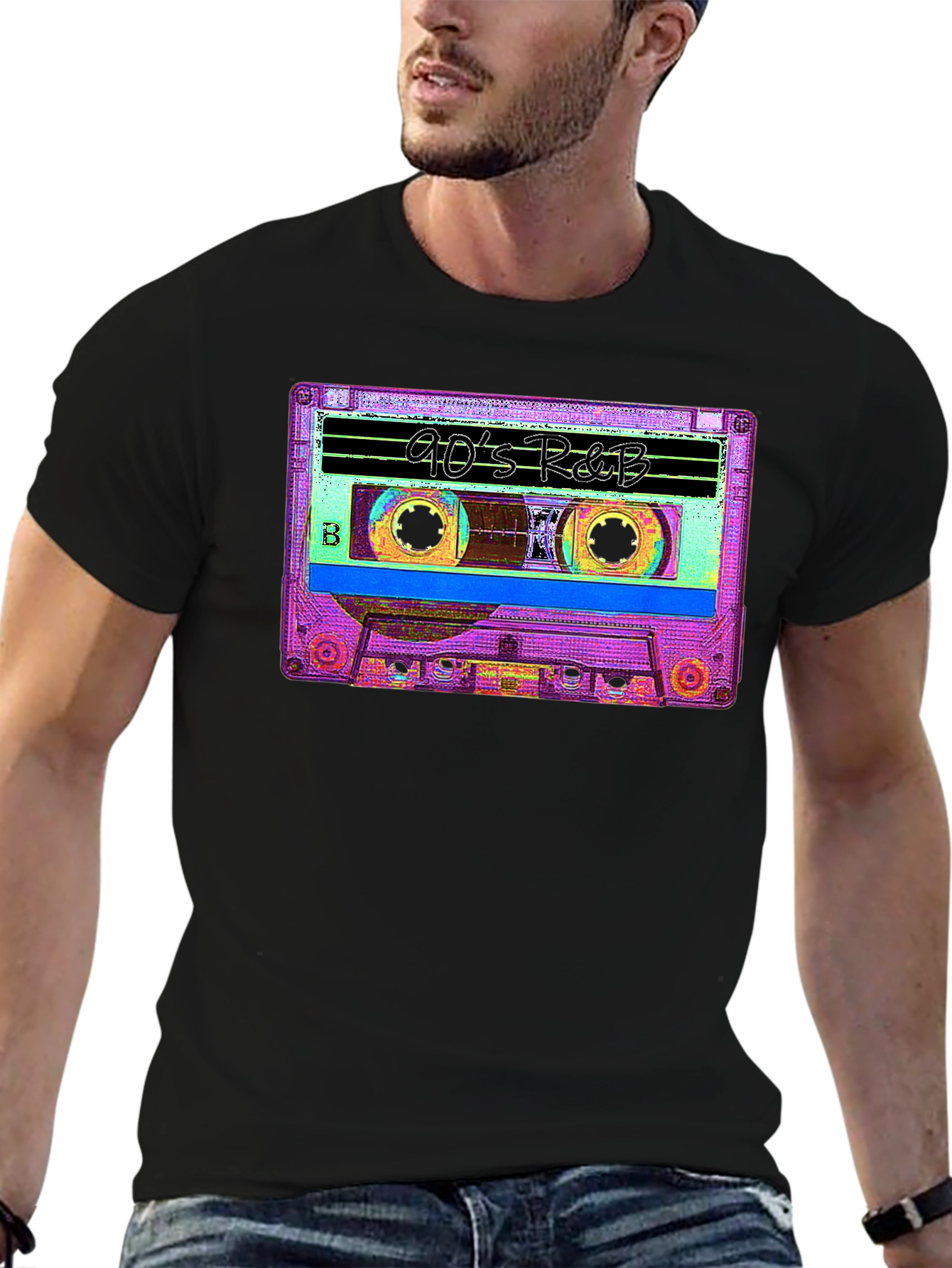 90s R&B Cassette Tape Graphic T-Shirt