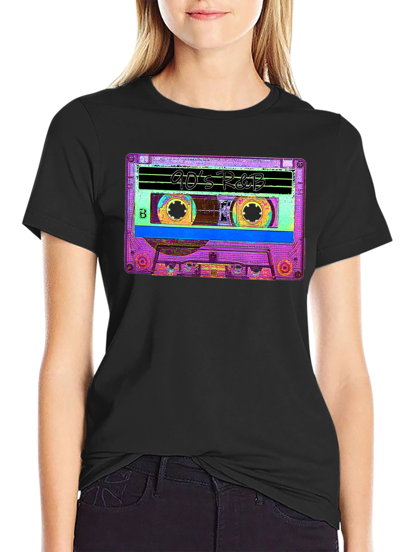 90s R&B Cassette Tape Graphic T-Shirt