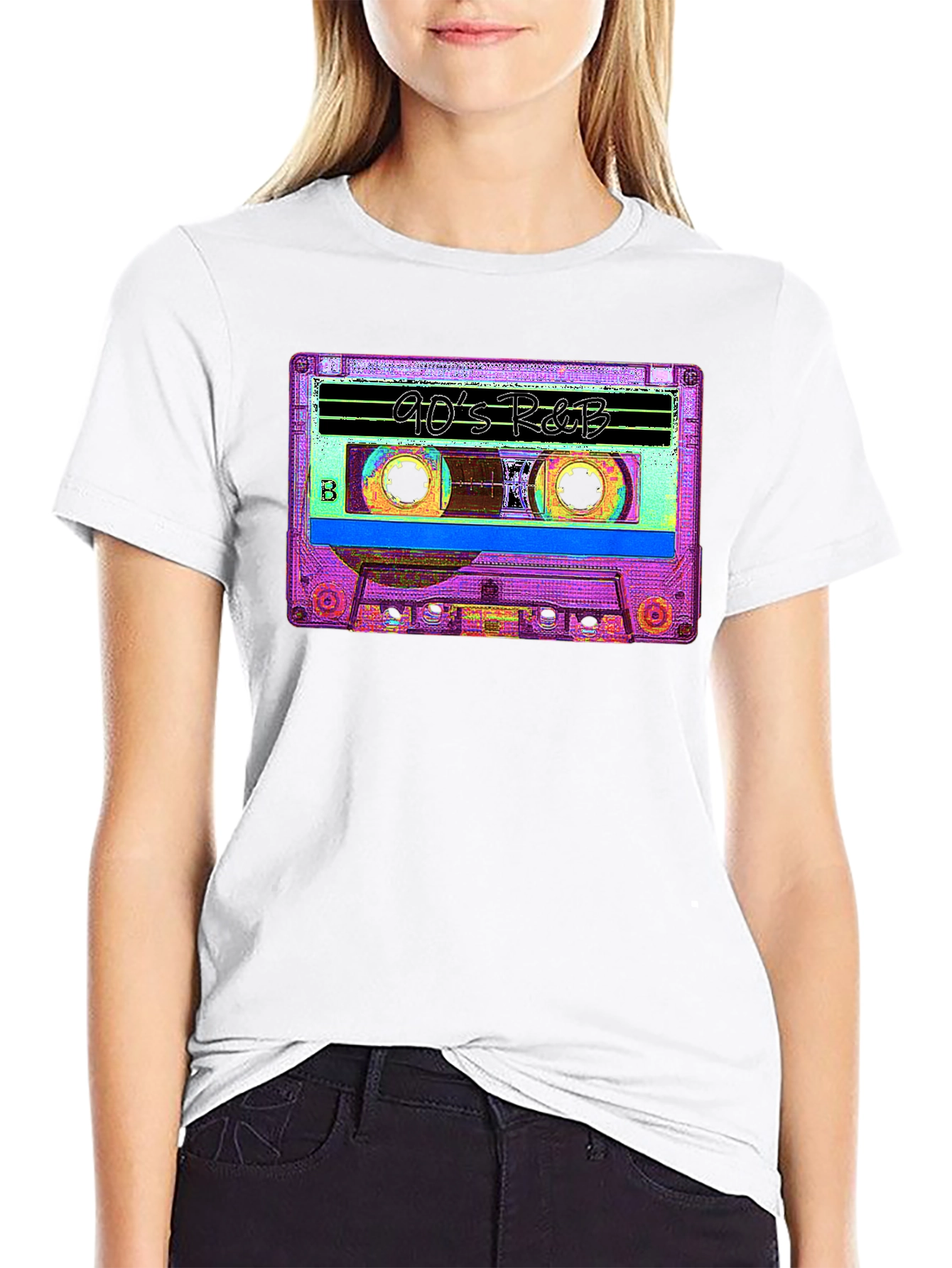 90s R&B Cassette Tape Graphic T-Shirt
