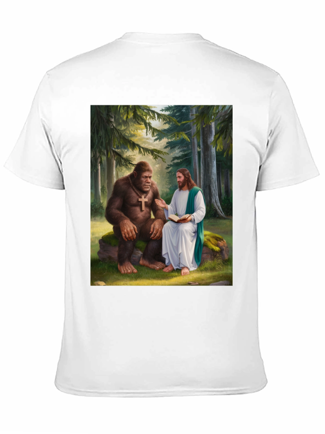 Bigfoot and Jesus T-Shirt